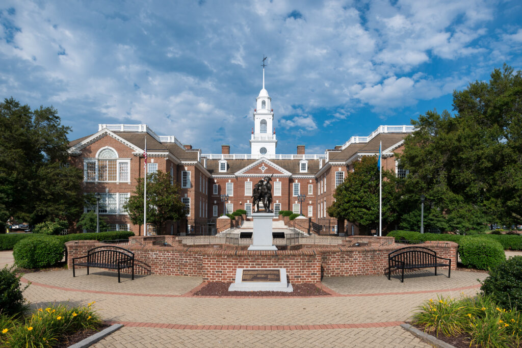 Delaware Legislative Hall in Dover,